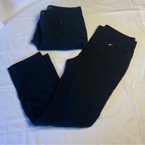 2 pairs Talbots black jeans. Size 14